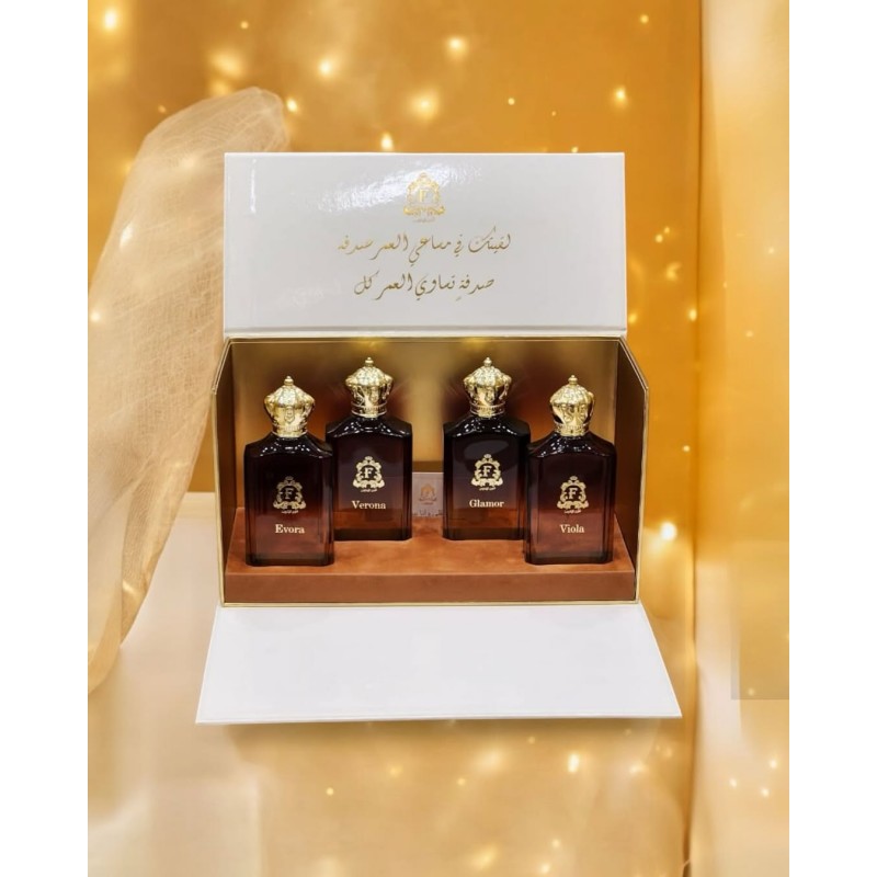 A box of 4 perfumes,of your choice